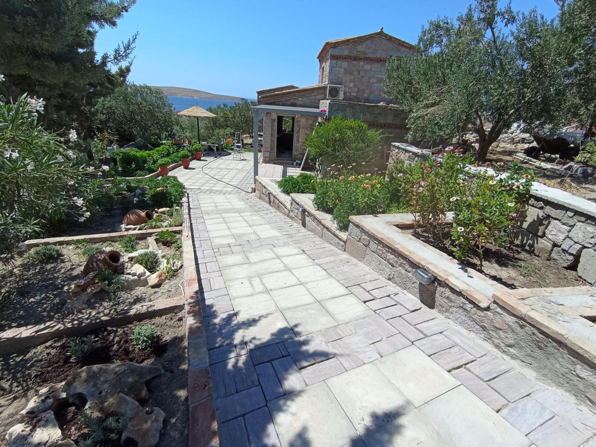 Lesvos Tower House Komninos Sígrion Exterior foto